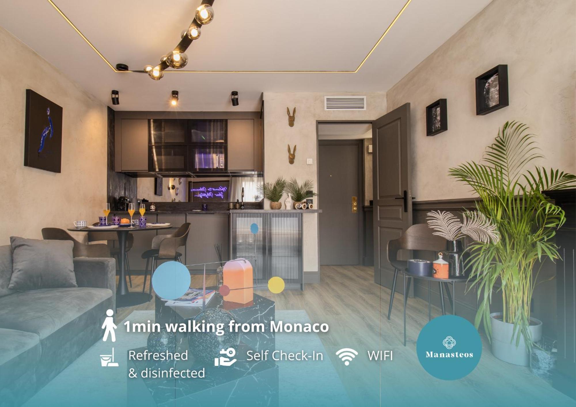 Frontiere Monaco - Hypercentre - Bx Leilighet Beausoleil Eksteriør bilde